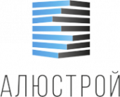 Логотип компании Алюстрой, Строительство и остекление